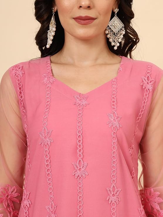 Women Kurti With Dupatta & Bottomwear
