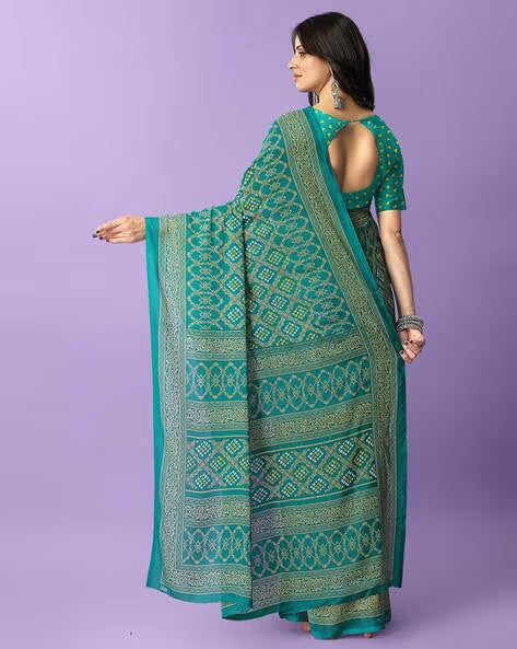 Printed Daily Wear Georgette Saree