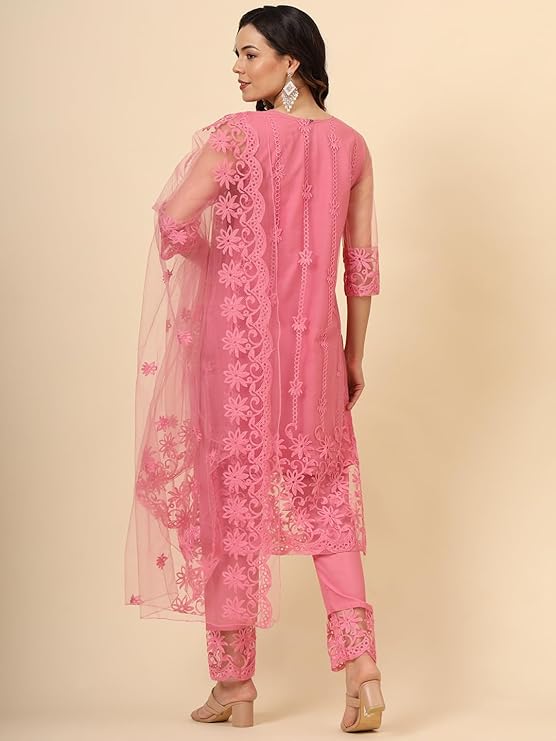 Women Kurti With Dupatta & Bottomwear