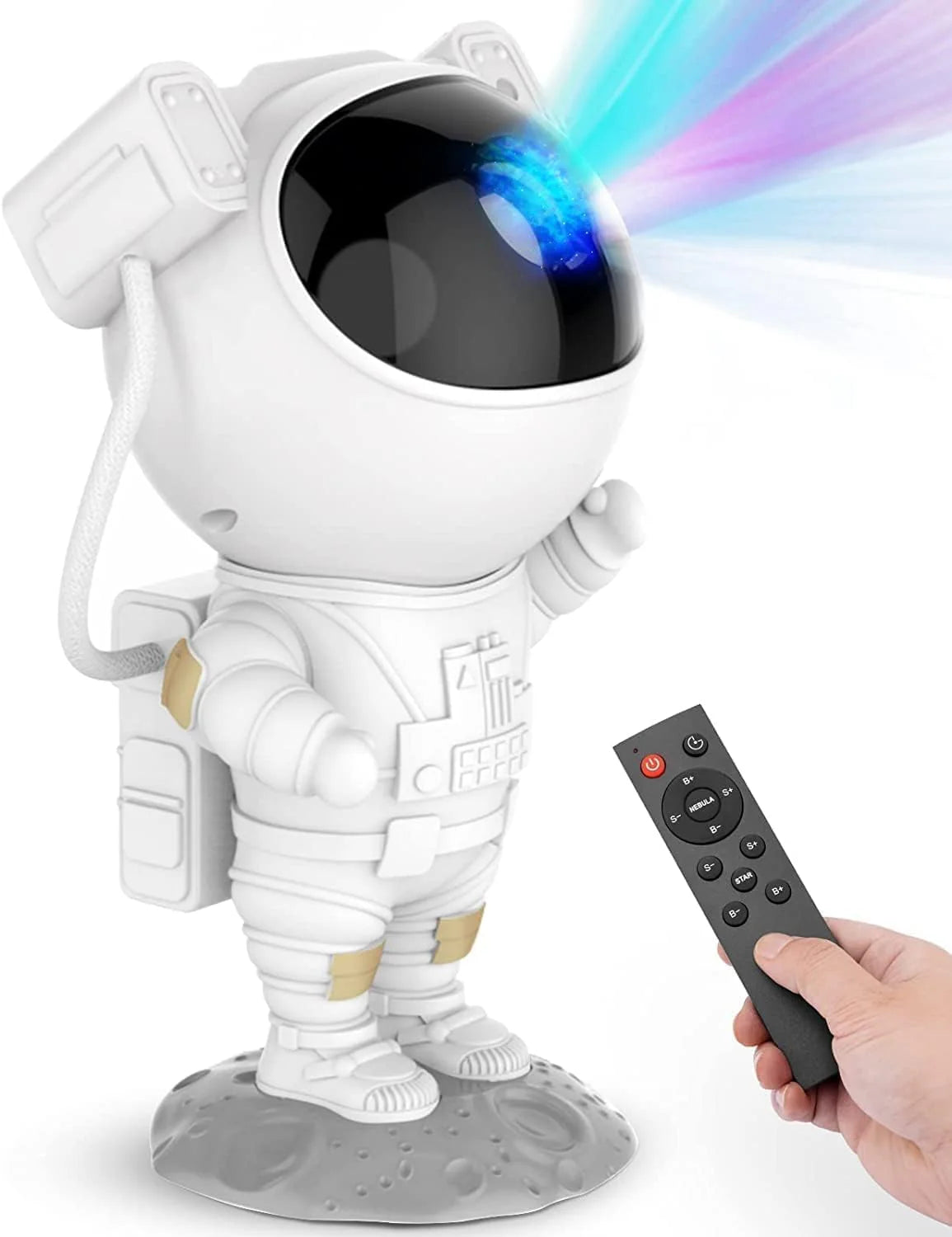 Astronaut Galaxy Projector - 360 Magnetic Head Rotation, Remote Control
