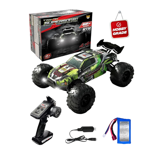 RC Car 45 Kph High Speed Remote Control Car with 2.4 Ghz Control, 4X4 Wheel Drive : Hobby Car