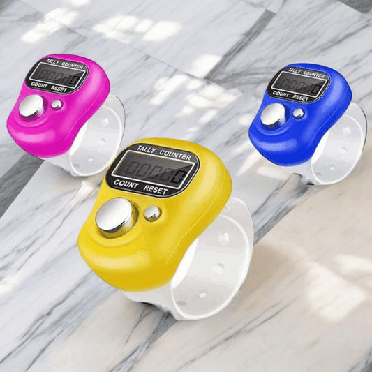 Multiuse Finger Counter Portable Hand Finger Naam Counting Machine (Pack of 3)