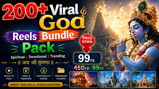 200+ Viral God Reels Bundle Pack