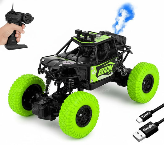 Remote Control Car Toy with Spray Smoke Feature | Rc Car with High-Speed