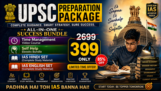 UPSC Preparation Package with IAS Notes, Video Course and Study Material