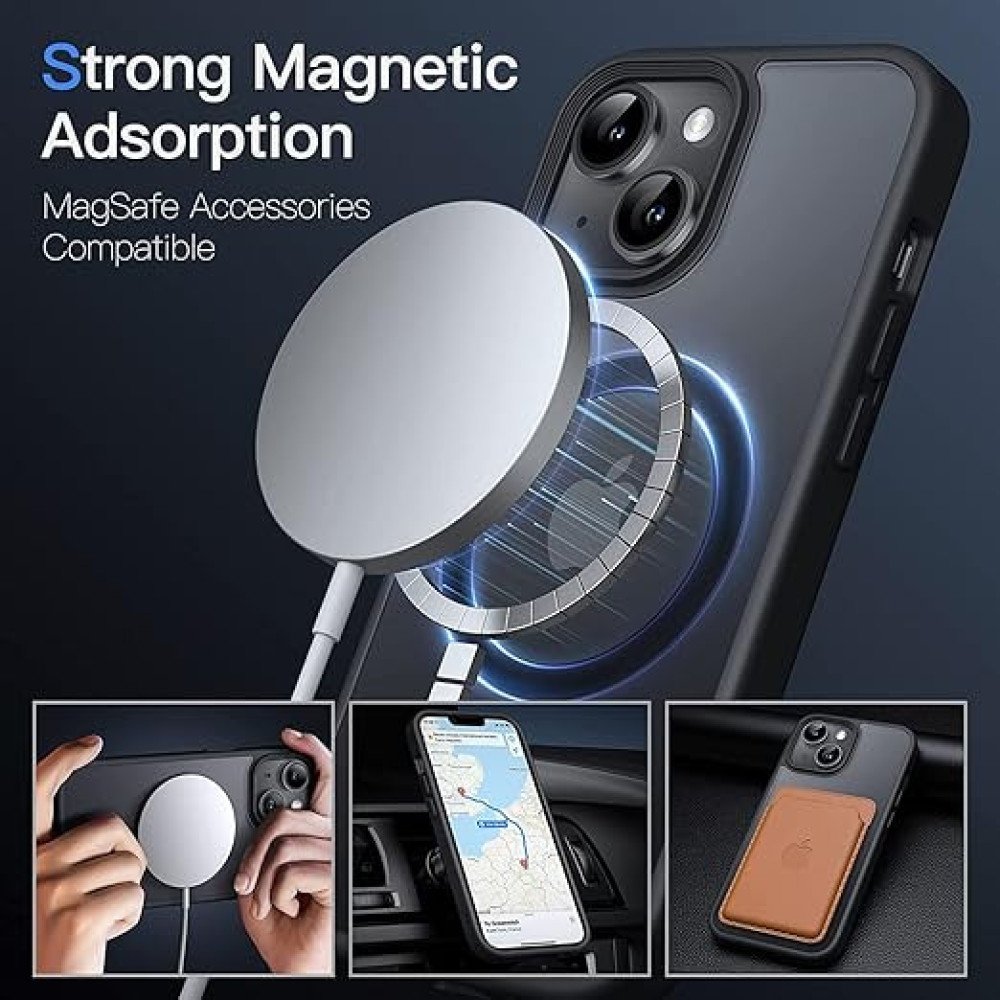 Back Cover Case Compatible With Mag-Safe Designed For iPhone 14